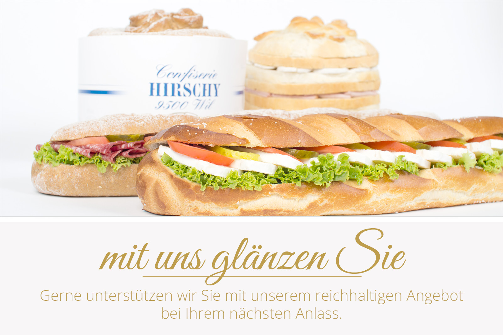 Apero- und Dessertauswahl